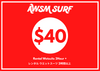 Rental Wetsuits 2H+