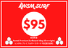 Public Holiday Rate Rental Premium Surf Board 1day (Overnight)